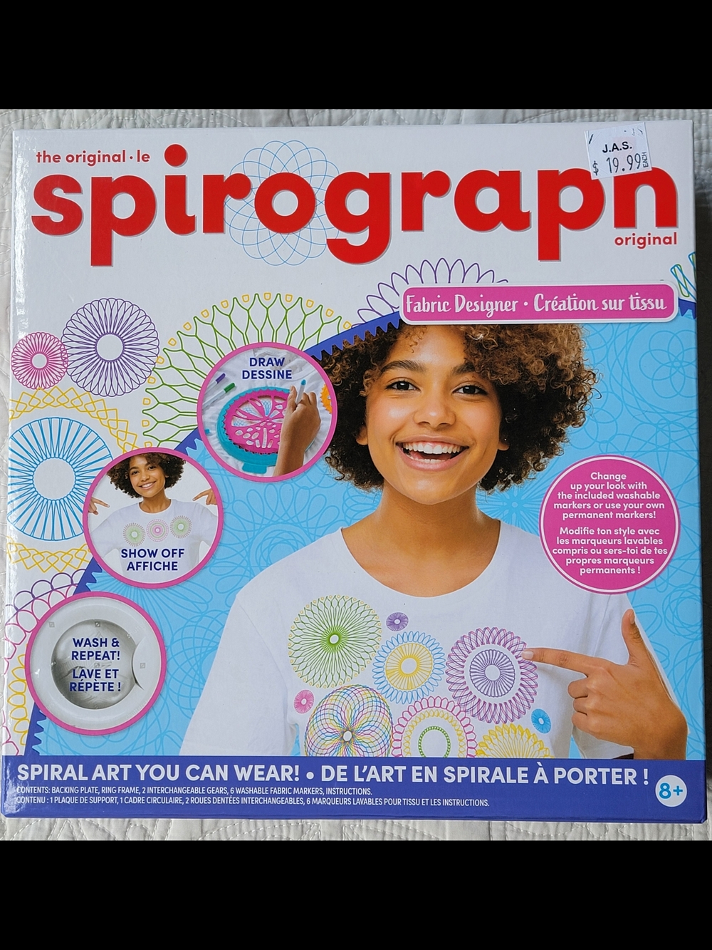 Spirograph Fabric Designer Spiral Art Kit 2024- Ages 8+